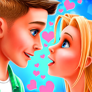 Beach Kiss - free online game screenshot at Yxway