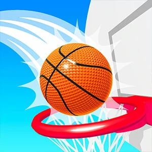 Bounce Dunk FRVR - free online game screenshot at Yxway