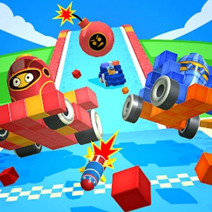 Bumper Car Demolition Race - free online game screenshot at Yxway