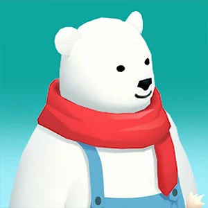 Idle Bear Island Polar Tycoon - free online game screenshot at Yxway