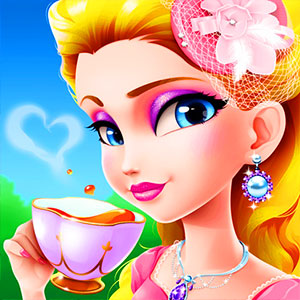 Princess Happy Tea Party Cooking - free online game screenshot at Yxway