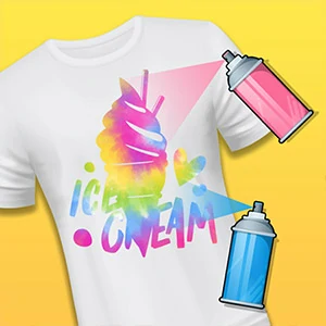 Shirt Dye Diy - free online game screenshot at Yxway